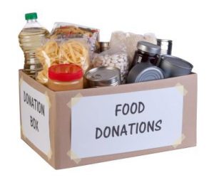 donations for a food pantry