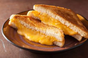 a grilled cheese sandwich