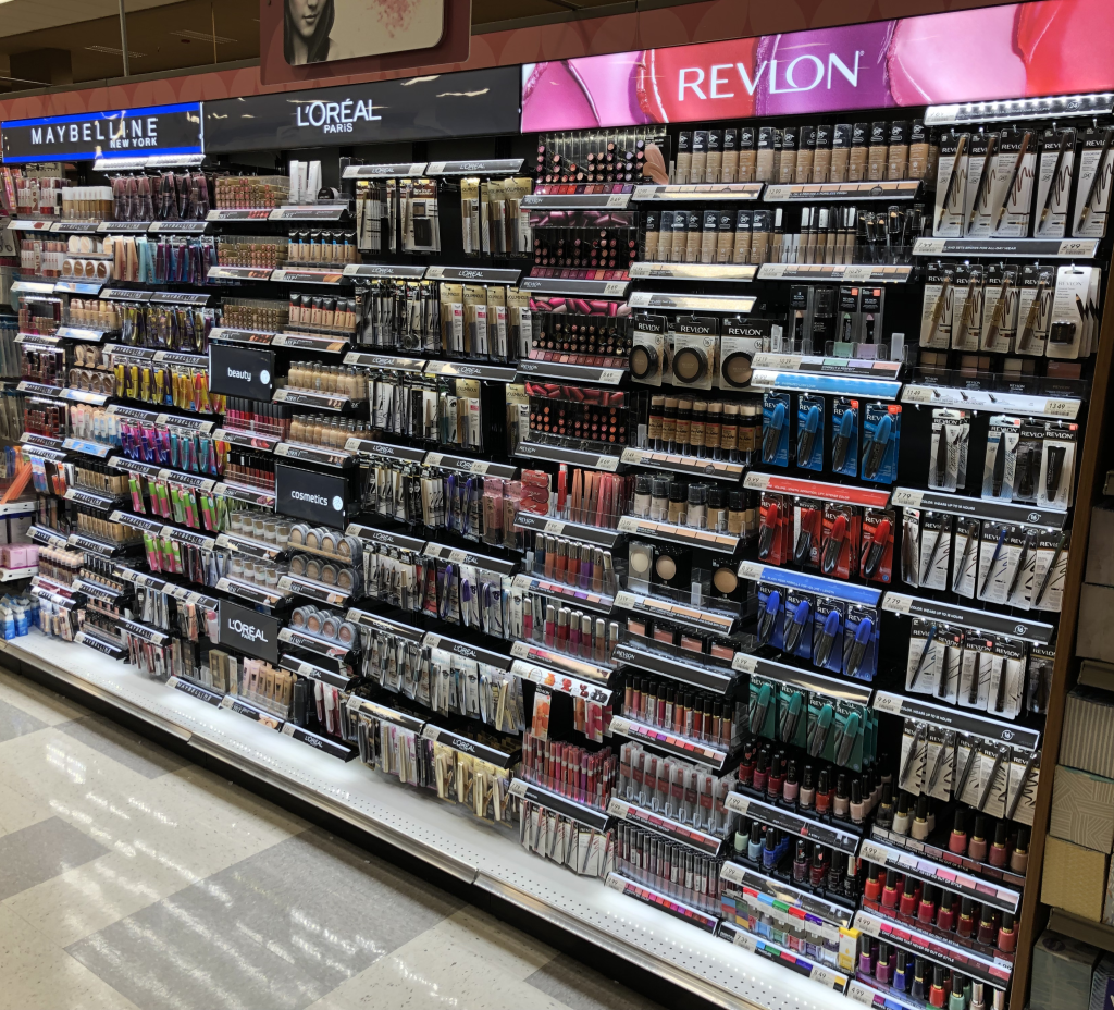 Cosmetics display
