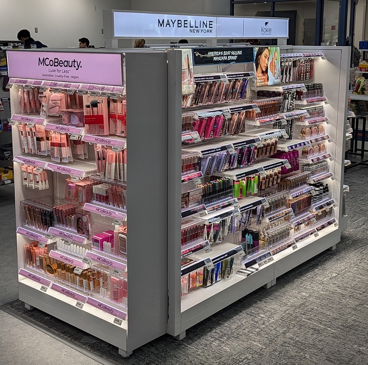 cosmetic display