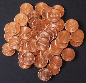 pile of pennies